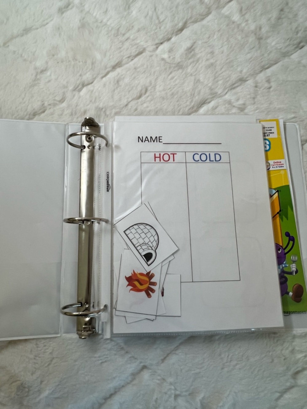 Kids Busy Binder ABC Tracing Sight Words Preschool Learning Book